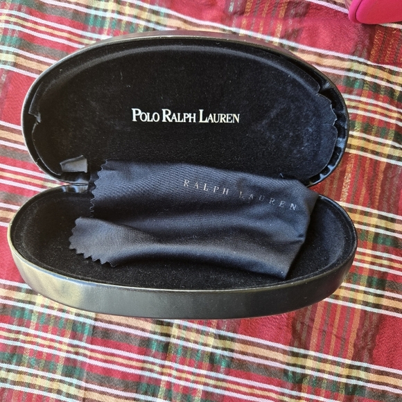 Polo Ralph Lauren Black Glasses Case - Picture 2 of 2